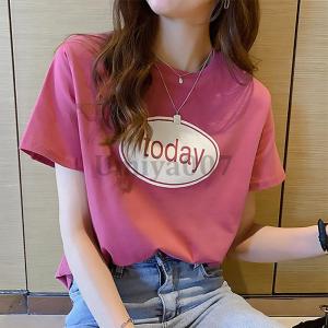 レディース tシャツ 半袖 通学 通勤 カジュ...の詳細画像3