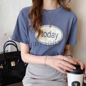レディース tシャツ 半袖 通学 通勤 カジュ...の詳細画像4