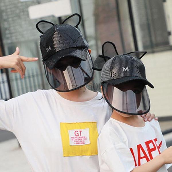 帽子 レディース キッズ フェイスガード UVカット 日よけ帽子 つば広 360度 紫外線対策 農作...