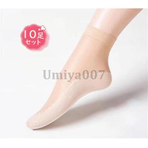 10足セット シースルーソックス 夏用 透け ...の詳細画像1