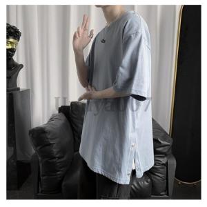Tシャツ メンズ 半袖Tシャツ 半袖 五分袖 ...の詳細画像3