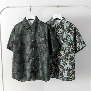 アロハシャツ メンズ トップス シャツ 半袖シ...の詳細画像5