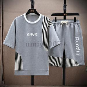 半袖 Tシャツ メンズ セット 上下 ショート...の詳細画像3
