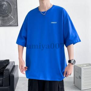 メンズ半袖 Tシャツ トップス ビッグシルエッ...の詳細画像2