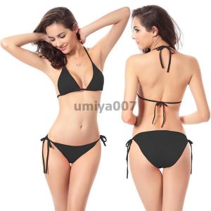 無地水着 三角ビキニ セクシービキニ レディース...の商品画像