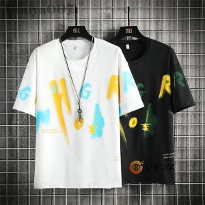夏Tシャツ 半袖 メンズ Tシャツ 夏服 ティ...の詳細画像3