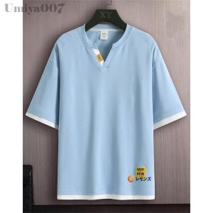 半袖Tシャツ メンズ おしゃれ Tシャツ 無地...の詳細画像3