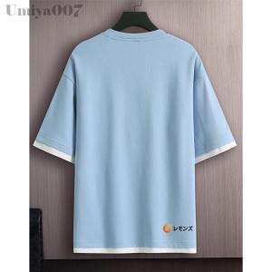 半袖Tシャツ メンズ おしゃれ Tシャツ 無地...の詳細画像4