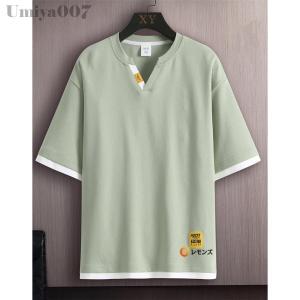 半袖Tシャツ メンズ おしゃれ Tシャツ 無地...の詳細画像5