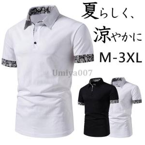 ポロシャツ ゴルフウェア メンズ 半袖シャツ 3...の商品画像
