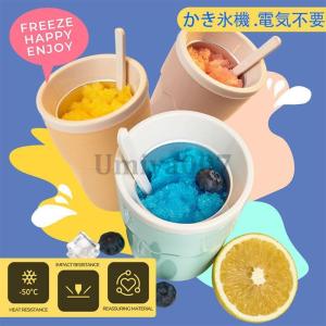 かき氷機 アイスクリームメーカー 電気不要 保冷...の商品画像