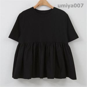 フリルカットソー 半袖 tシャツ レディース ...の詳細画像2