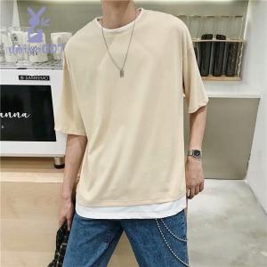 Tシャツ メンズ 半袖 フェイクレイヤード シ...の詳細画像5