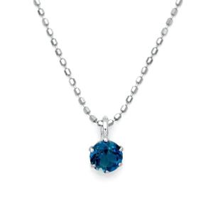 ペンダントトップ ブルートパーズ drop ネックレス PT900・K18・K10