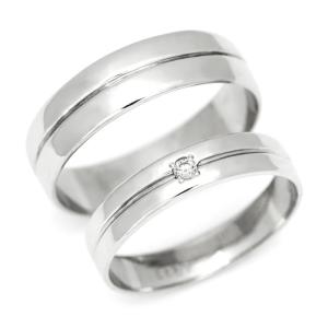 結婚 プラチナ900 マリッジリング 指輪 レディース＆メンズ ペア ダイヤモンド PT900 40代 50代｜umu