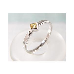 指輪 リング イエローサファイア PT900・K18・K10選択可 プラチナ ゴールド クリスマス ...