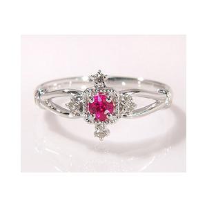 指輪 リング ルビー ダイヤモンド portagioie PT900・K18・K10選択可 プラチナ ゴールド