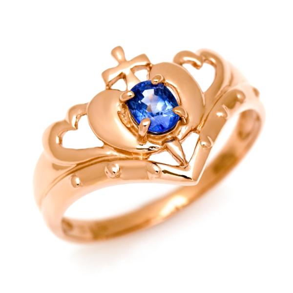 SV925 サファイア クラウン 指輪 リング アクセサリー