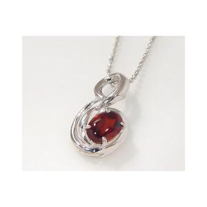 ガーネット 深紅 大粒 SV925ペンダント ネックレス SV925チェーン付き SV925 ガーネット ネックレス ペンダント アクセサリー : umu - 通販