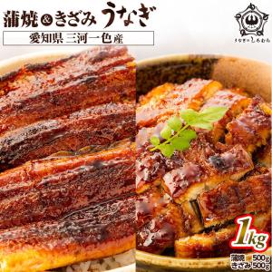 うなぎ HKZ-1000 蒲焼き 計1kg セット 蒲焼き500g＆きざみうなぎ500g  タレ・山椒付きメガ盛り 国産 うな丼 ひつまぶし ギフト お祝い 贈り物 お歳暮 冬ギフト