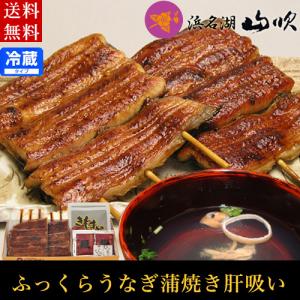 うなぎ 国産 うなぎ蒲焼き肝吸い詰め合わせ 浜名湖山吹 送料無料 海鮮 鰻 ウナギ 食品 食べ物 お年賀 寒中御見舞 内祝い お礼 誕生日 プレゼント お祝い ギフト