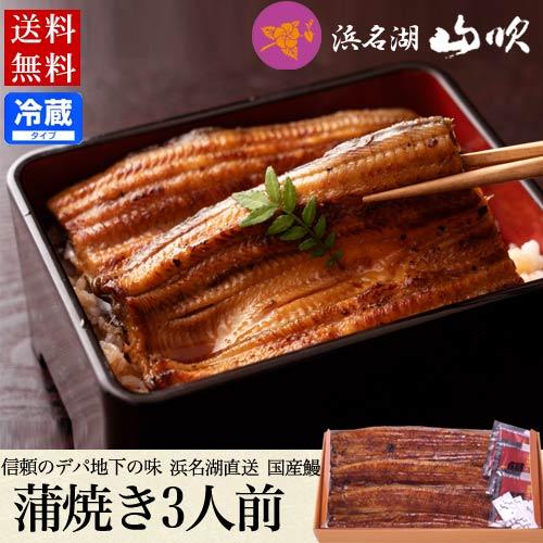 内祝い お返し ギフト 鰻屋 国産うなぎ長蒲焼 3尾ギフトセット 送料無料