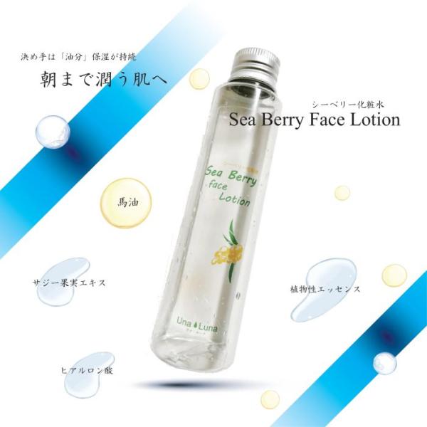 ウナ・ルーナ　サジー　シーベリー化粧水　サジー果実エキスと馬油を配合した、保湿力と潤いの持続性が高い...