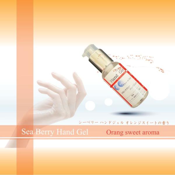 ウナ・ルーナ　サジー　シーベリーハンドジェルオレンジスイートの香り　手を清潔に保ち、馬油とサジーで手...