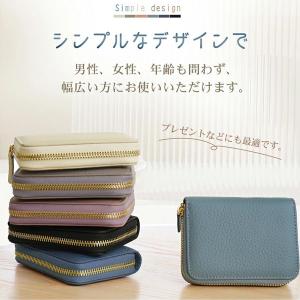 ミニ財布 レディース 本革 メンズ お札折らな...の詳細画像3