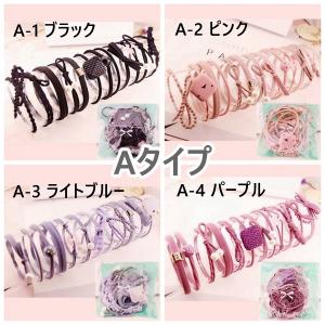 ヘアゴム 12点セット ヘアアクセサリー 全4...の詳細画像3