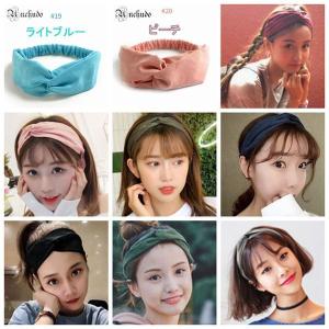 レディース バックスキン ヘアバンド ヘアメイ...の詳細画像3