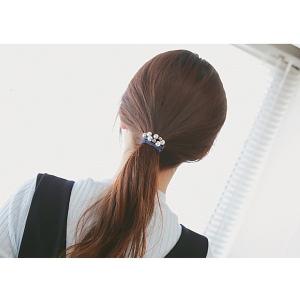 13色 ヘアゴム おしゃれ 3連 髪留め プレ...の詳細画像2