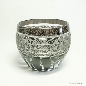 切子盃 薩摩切子と同じ技法 色被せ切子 ぐい呑み 杯