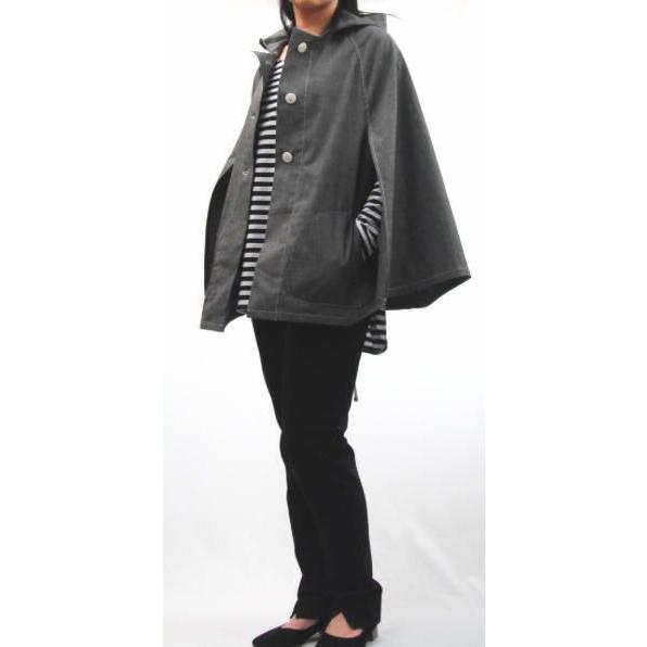 型紙/スプリング・ポンチョ（裏なし）大人婦人