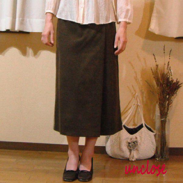 型紙/簡単ラップ風スカート/婦人洋服のパターン