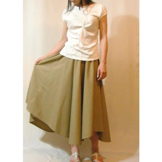 型紙/パネル・ロングフレアースカート/婦人洋服のパターン