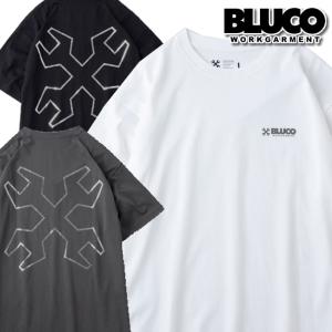 BLUCO ブルコ 半袖 Tシャツ 143-22-003 PRINT TEE -CROSS WRENCH- BLUCO WORK GARMENT ブルコワークガーメント レターパックライト発送なら送料無料