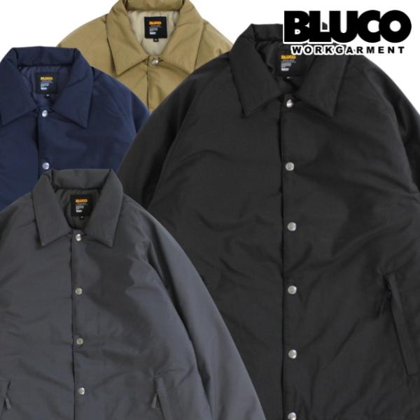 セール BLUCO ブルコ コーチジャケット キルティング T/C COACH JACKET -QU...