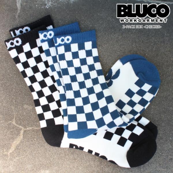 BLUCO ブルコ 2P ソックス 2-PACK SOX -Checker- 153-55-002 ...