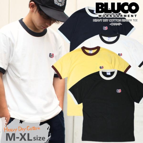 30％OFFセール BLUCO ブルコ 半袖Tシャツ リンガーシャツ メンズ RINGER TEE ...