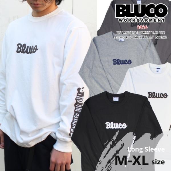 BLUCO ブルコ ドライコットン Tシャツ L/S -Artwork by JACK-O’ ART...