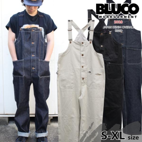 BLUCO ブルコ オーバーオール ジャパンデニム リジッド 161-43-008 未洗い つなぎ ...