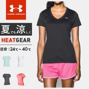アンダーアーマー レディース Tシャツ 半袖 Vネック UA...
