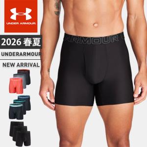 ☆アンダーアーマー メンズ インナー ショーツ 下着 パンツ パフォーマンステック メッシュ 6インチ アンダーウェア 3枚セット フィッティド 1387420 あすつく