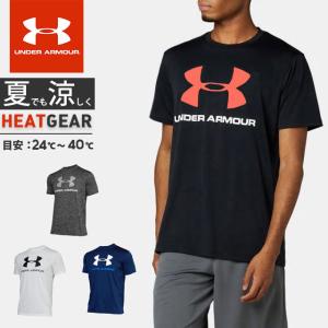 ☆ネコポス アンダーアーマー クリアランス メンズ シャツ 半袖 UA テック ビッグロゴ ショートスリーブ Tシャツ ルーズ ヒートギア 吸汗速乾 1359132 あすつく