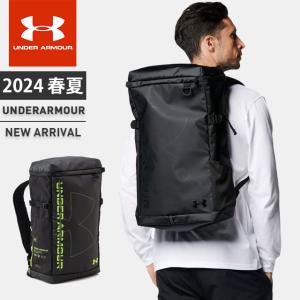 ☆アンダーアーマー メンズ レディース リュック バッグ UA ターポリン バックパック 40L ボトル パソコン ポケット 撥水 通気性 通勤 1368944 あすつく｜underarmour-heat