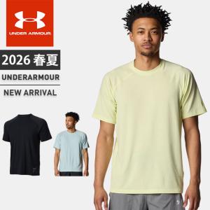 ☆ネコポス アンダーアーマー クリアランス メンズ Tシャツ 半袖 丸首 UA モチベート ソフト ショートスリーブ ルーズ 速乾 ドライ ストレッチ 6012572 あすつく