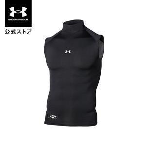公式 アンダーアーマー UNDER ARMOUR メンズ 野球 アンダーシャツ UAヒートギアアーマー コンプレッション スリーブレス ベースレイヤー