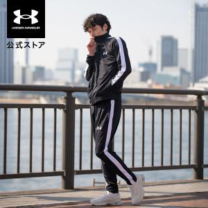 【50％OFF】公式 アンダーアーマー UNDER ARMOUR メンズ UAライバル 二ット スポーツスタイル 上下セットアップ 1357139 ブラック/ホワイト 吸水速乾