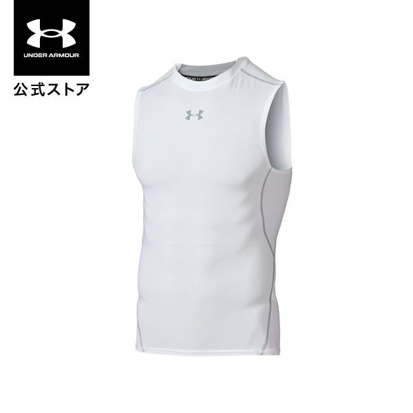 公式 アンダーアーマー UNDER ARMOUR メンズ UAヒートギアアーマー スリーブレス シャ...